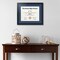 ArtToFrames Collage Photo Picture Frame with 1 - 11x14 inch Openings, Framed in Black with Over 62 Mat Color Options and Regular Glass (CSM-3926-726)